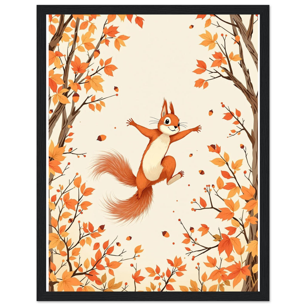 Red Squirrel Native — Framed Art Print | Wild Thread Co UK