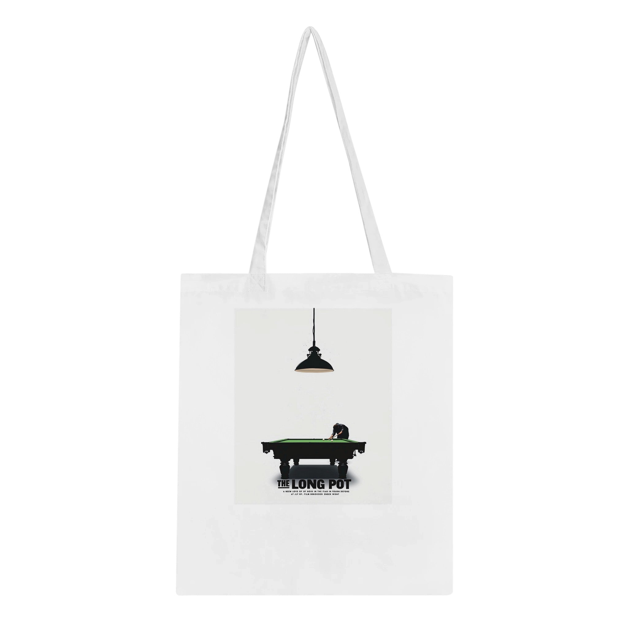 Retro Snooker Hustle Tote Bag Cotton Shopper UK — Tote Bag | Wild Thread Co