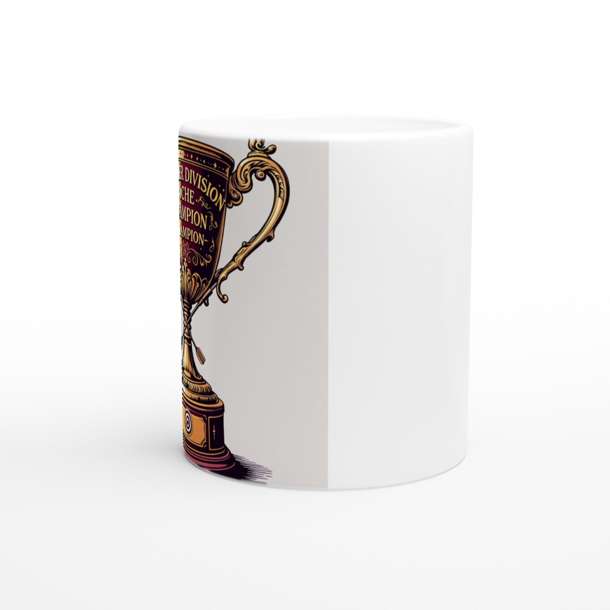Retro 1970s Darts Trophy Illustration Art Print Art Print — detail view | Wild Thread Co