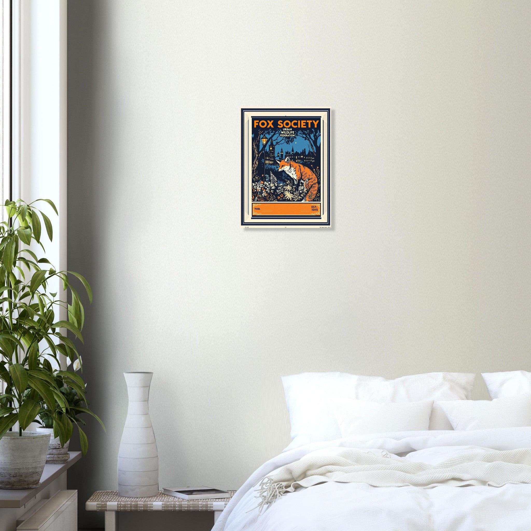 Fox Society Vintage Travel Poster — Art Print | Wild Thread Co