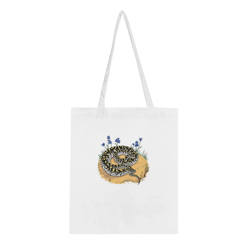 Adder Basking Rock Tote Bag Cotton Shopper UK — Tote Bag | Wild Thread Co UK