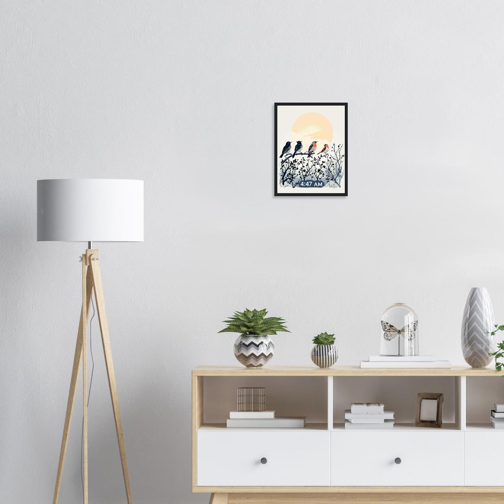Dawn Chorus Pre-dawn Birds Framed Print — Framed Art Print | Wild Thread Co
