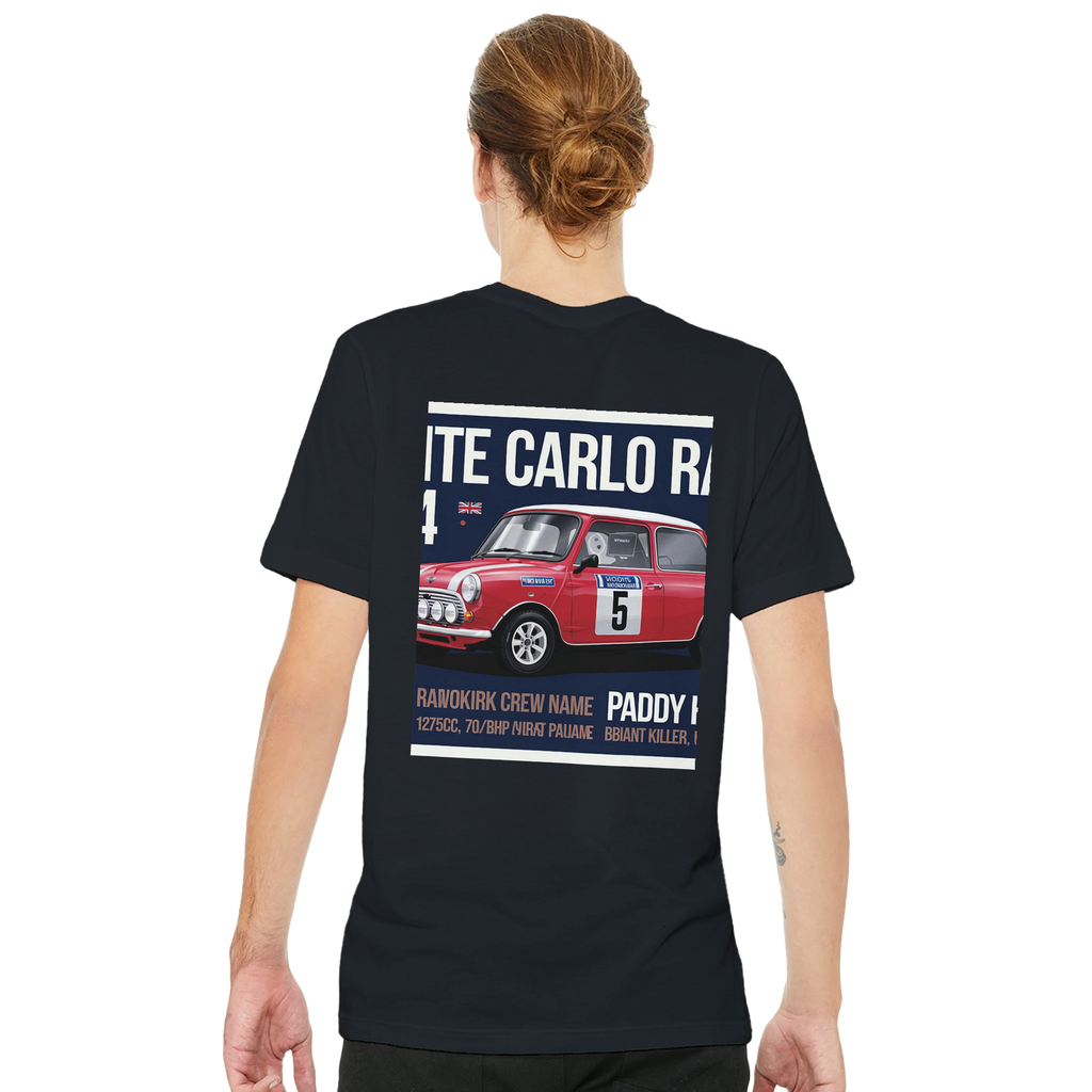 Mini Cooper S Monte Carlo Spec T-Shirt — detail view | Wild Thread Co