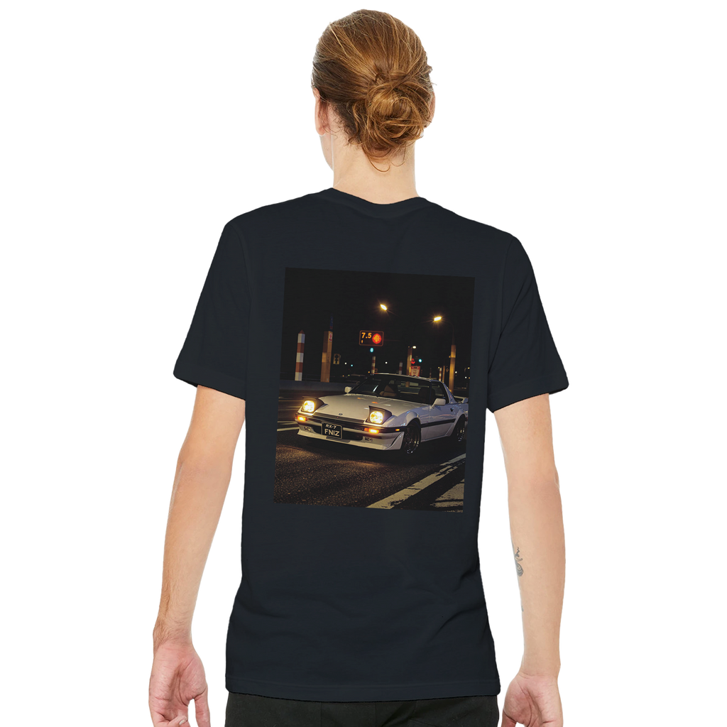 Rx7 Fc Turbo Night T-Shirt — detail view | Wild Thread Co
