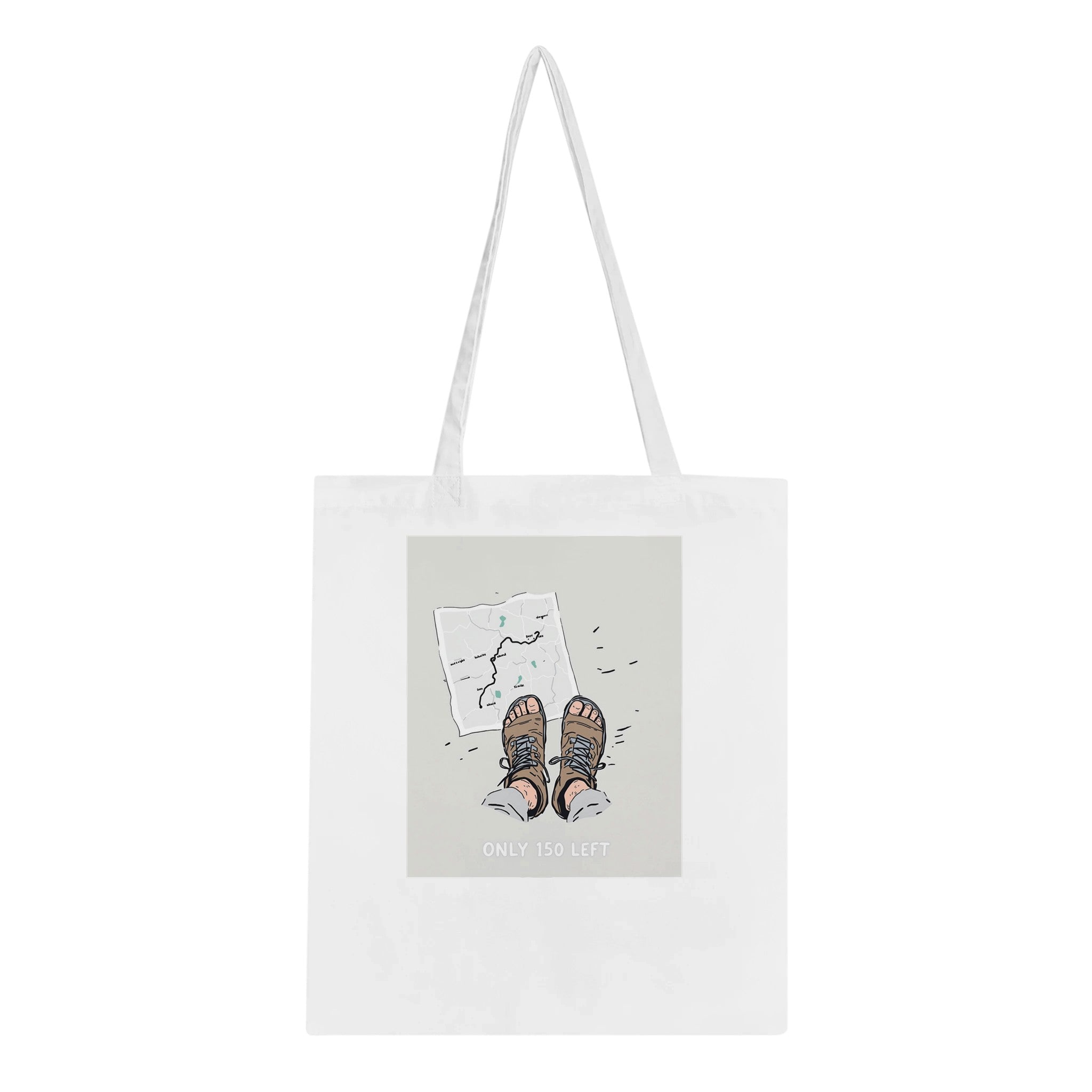 Long Distance Walker Blister Humour Tote Bag Cotton Shopper UK — Tote Bag | Wild Thread Co UK