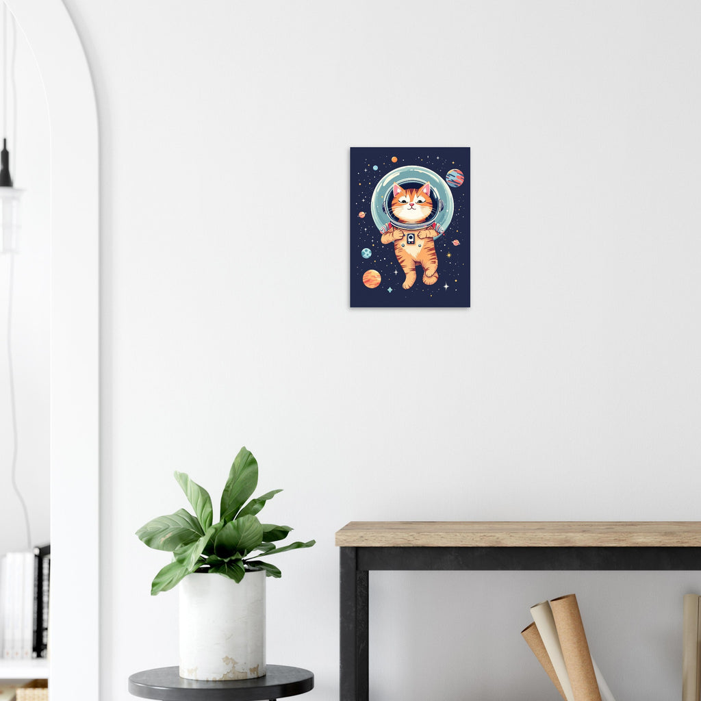 Cat Astronaut Art Print Poster Wall Art UK — Art Print | Wild Thread Co