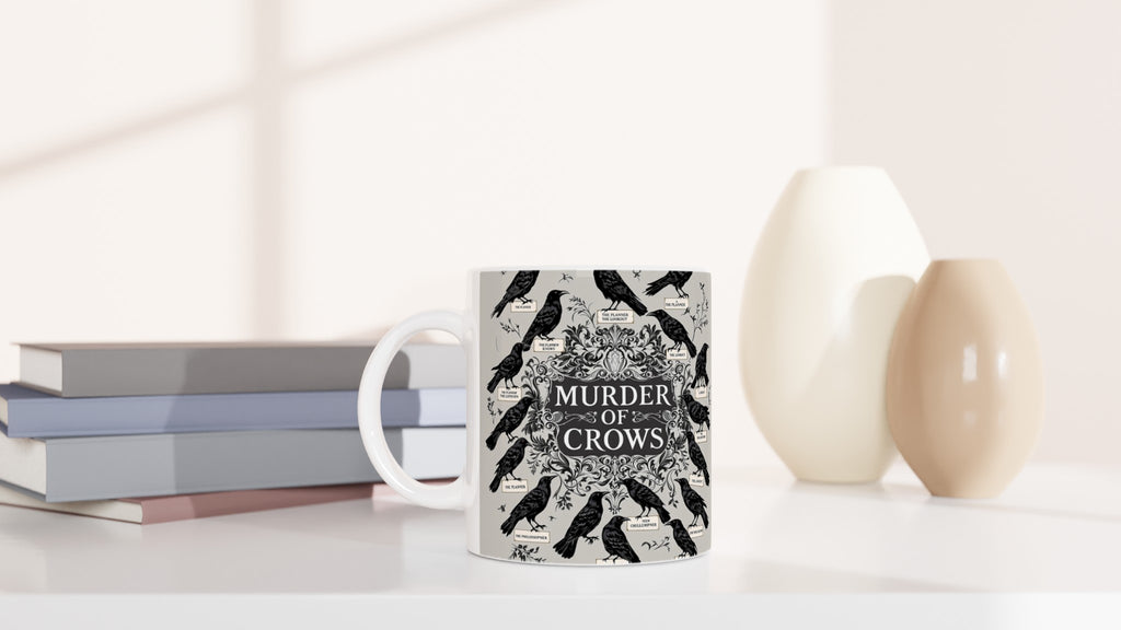Dark Academia Ravens Murder Mug Coffee Tea Ceramic 11oz — Mug | Wild Thread Co