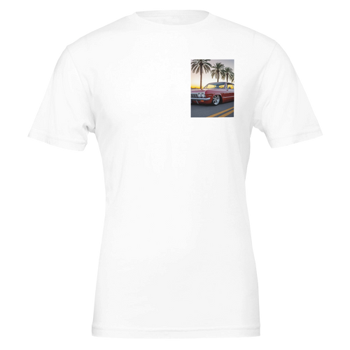 Chevy Impala 64 Cruising T-Shirt — detail view | Wild Thread Co