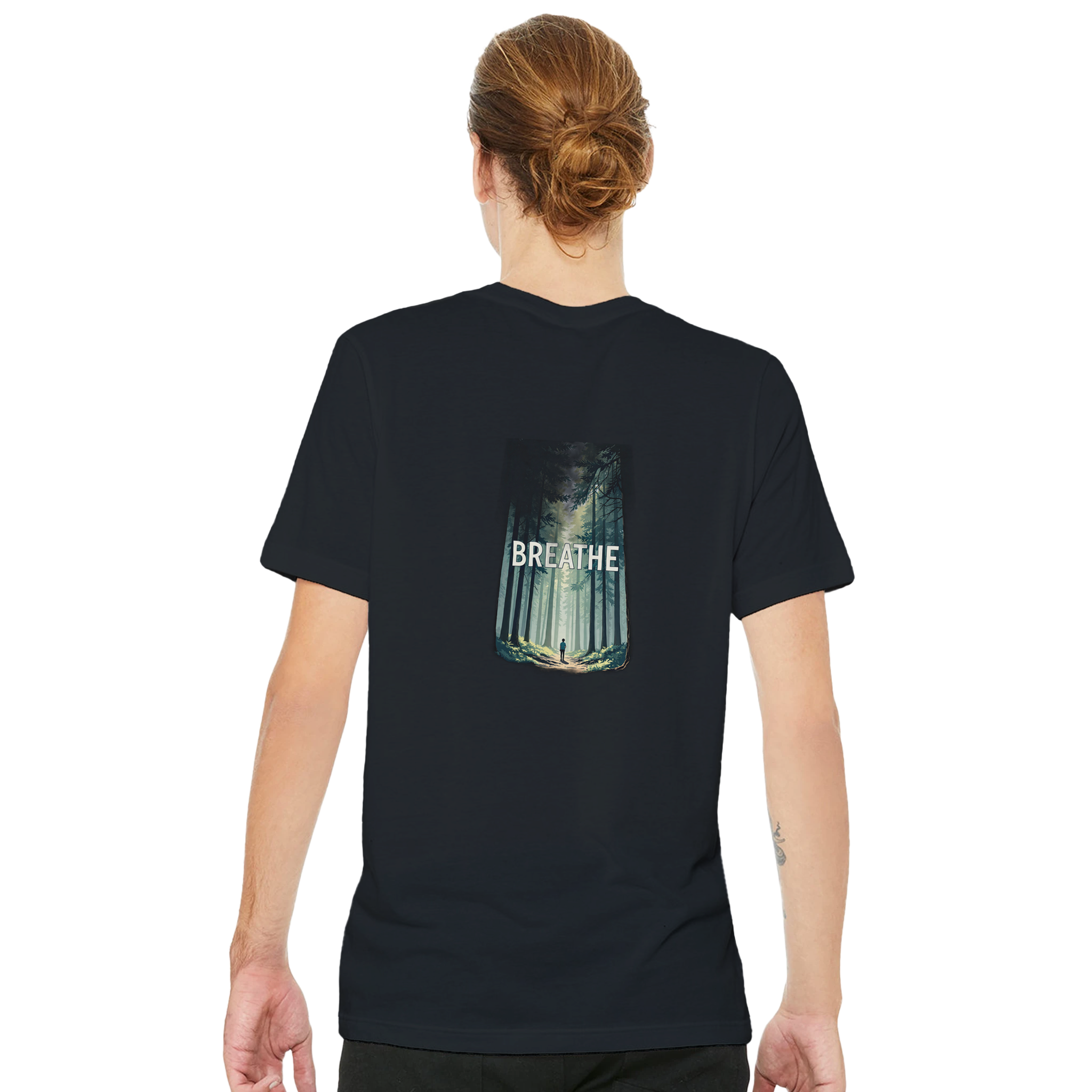 Forest Bathing T-Shirt — detail view | Wild Thread Co