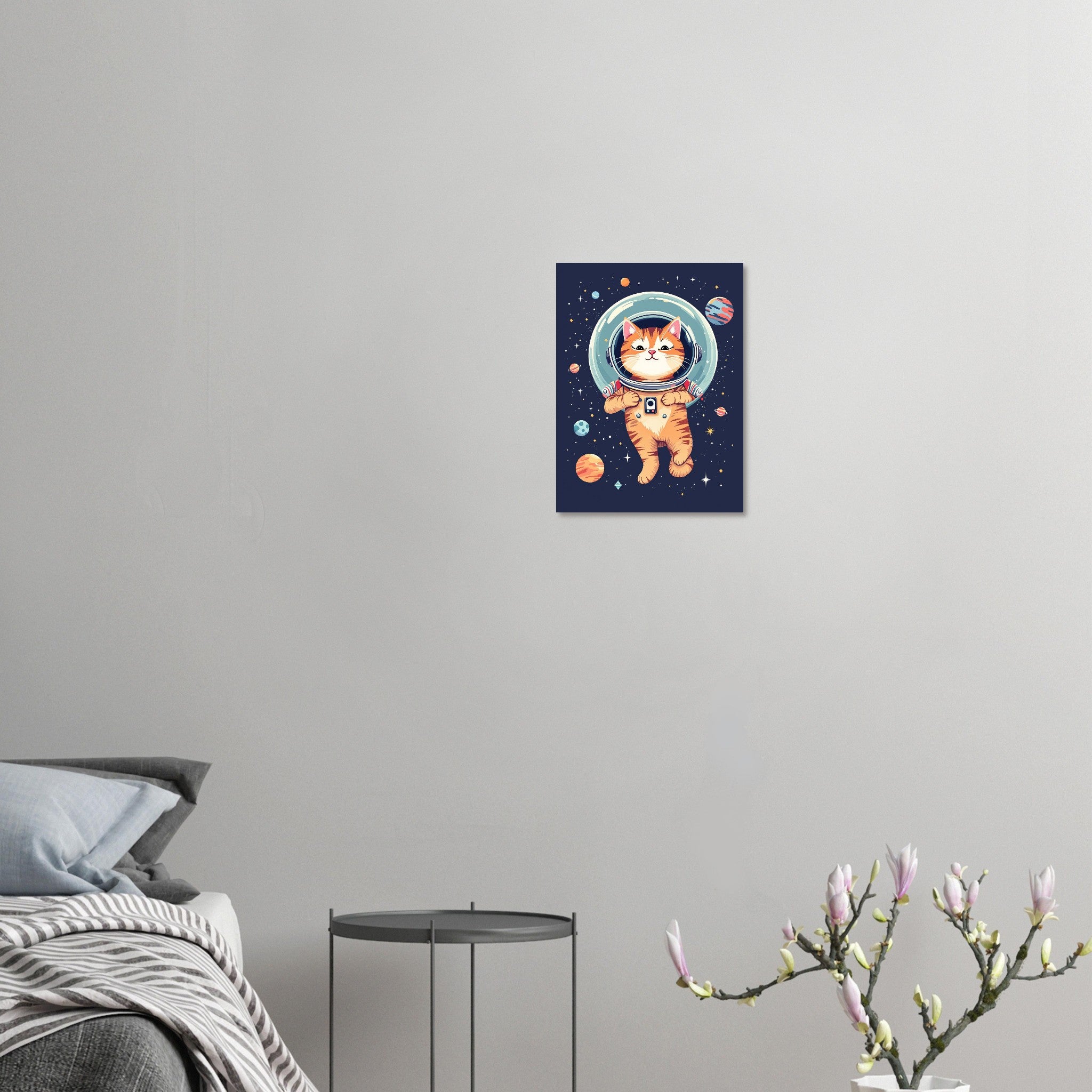 Cat Astronaut Art Print Art Print — detail view | Wild Thread Co