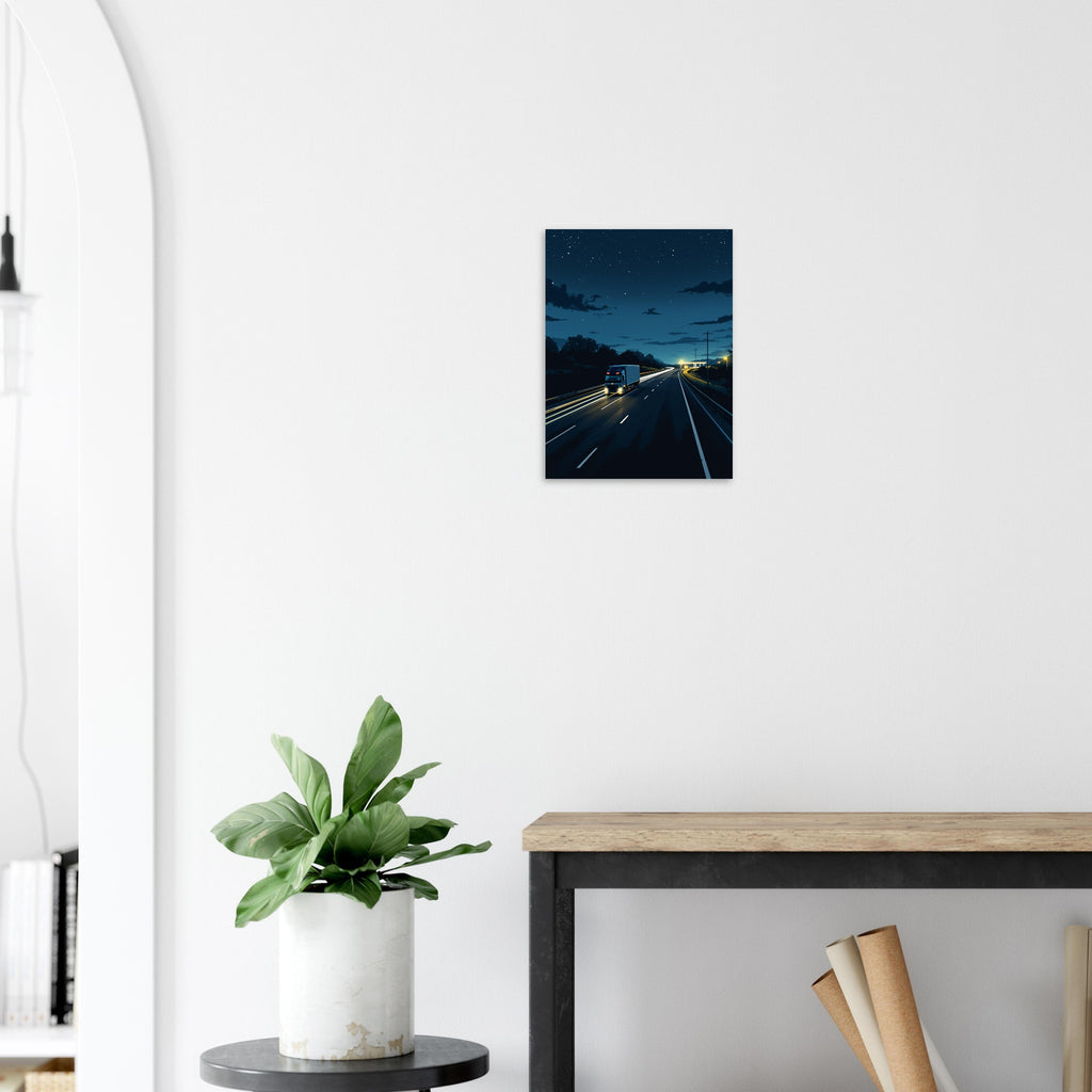 Hgv Driver Night Shift Art Print Art Print — detail view | Wild Thread Co