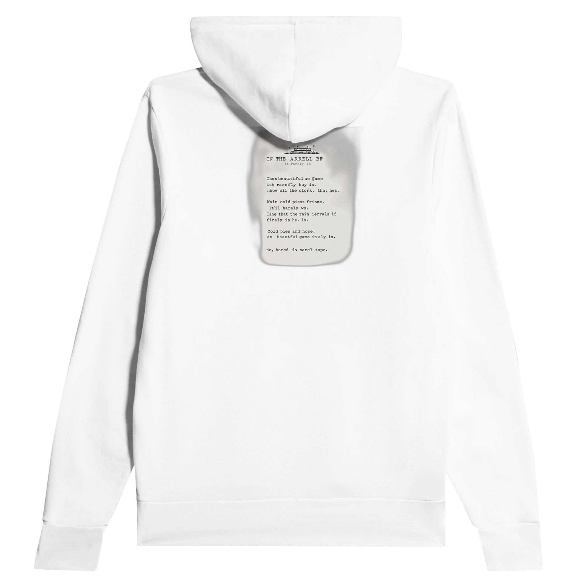 Football Terrace Poem Hoodie — Hoodie | Wild Thread Co