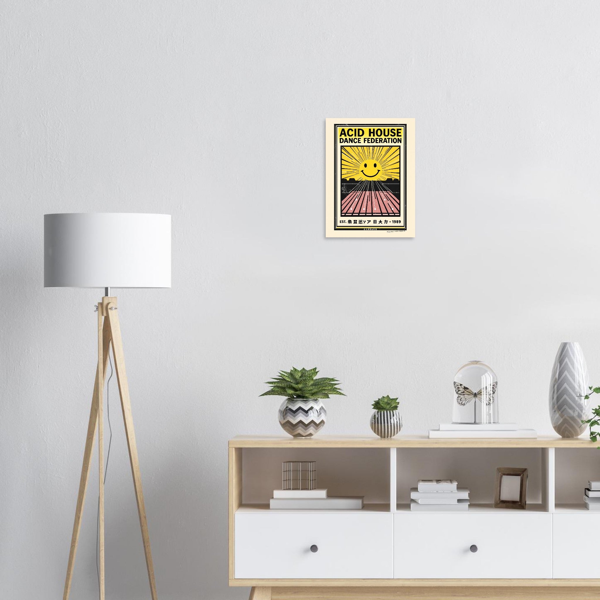 Acid House Vintage Travel Art Wall Art UK Art Print Poster Wall Art UK UK Gift — Art Print | Wild Thread Co UK