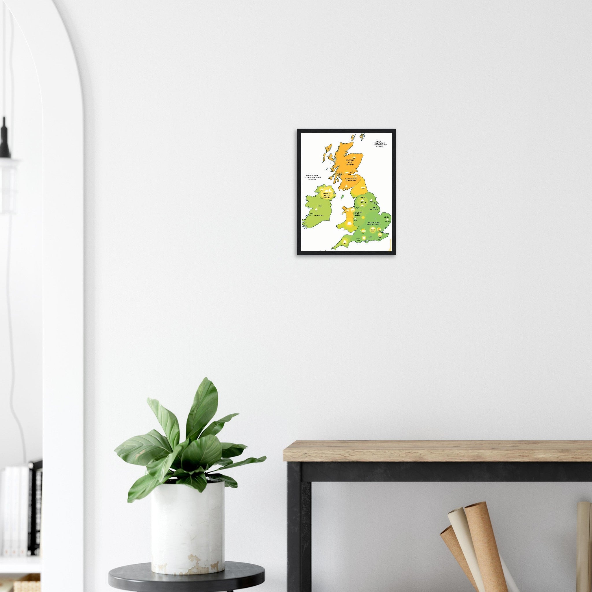 Gorpcore Weather Obsession Framed Art Print — detail view | Wild Thread Co
