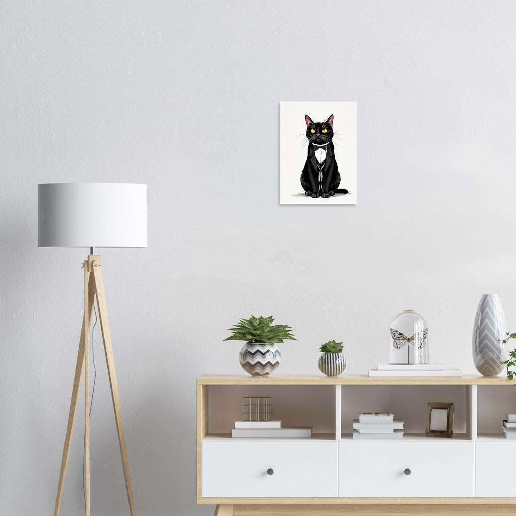 tuxedo cat gentleman Art Print — Art Print | Wild Thread Co UK