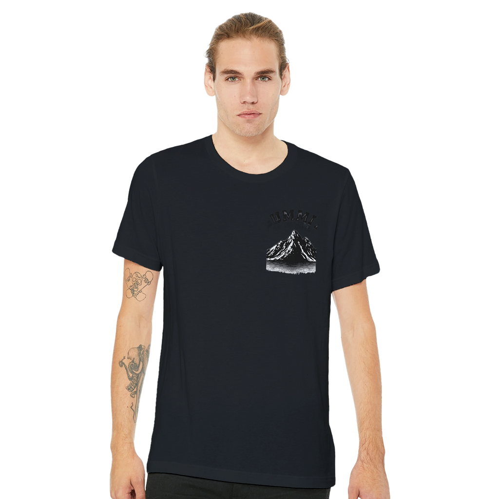 Gorpcore Mountain T-Shirt — detail view | Wild Thread Co