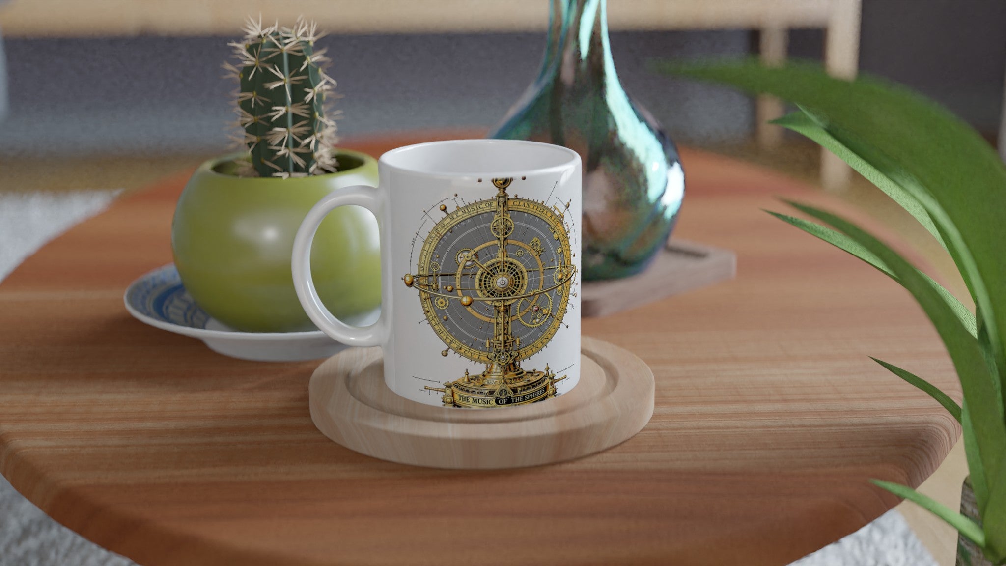 Victorian Orrery Mug — detail view | Wild Thread Co