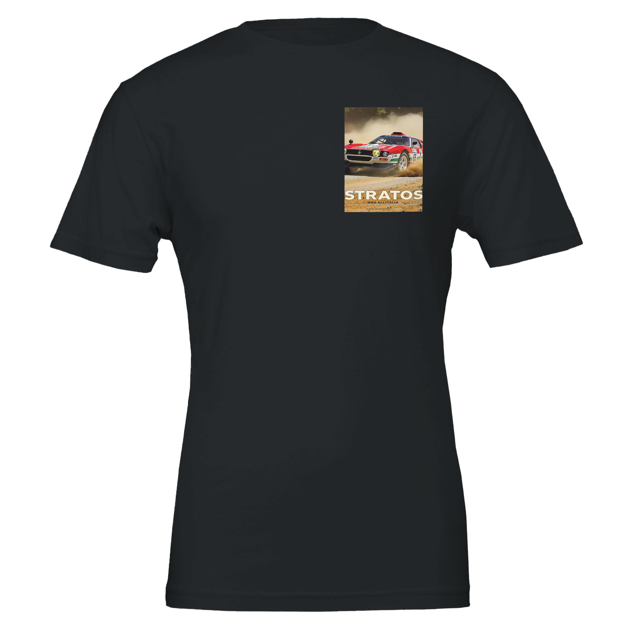 Lancia Stratos Alitalia Wrc Gravel UK Gift — T-Shirt | Wild Thread Co UK