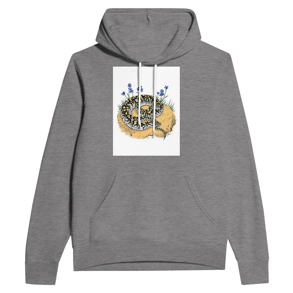 Adder Snake Lover Gift British Reptile Hoodie Navy - Wild Thread Co