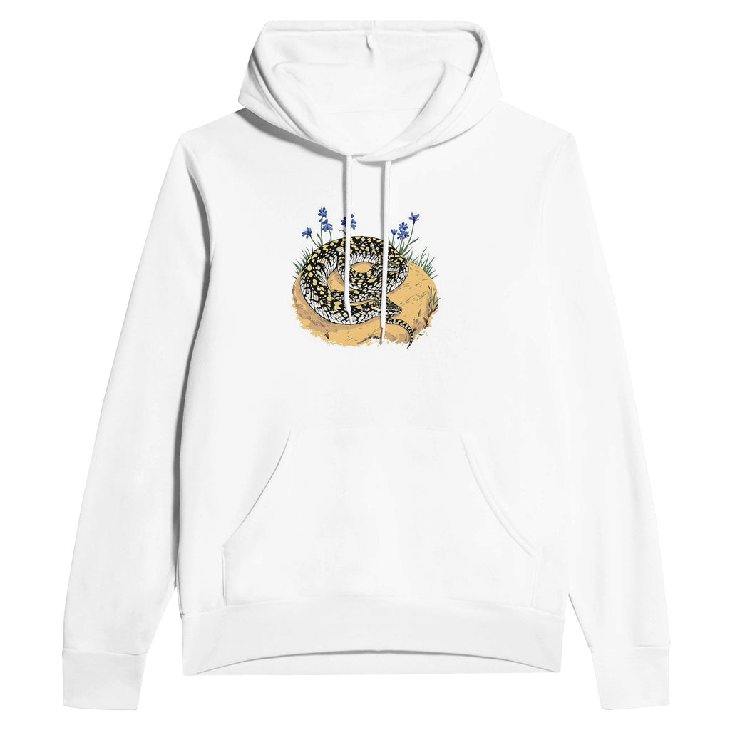 Adder Snake Lover Gift British Reptile Hoodie Navy - Wild Thread Co