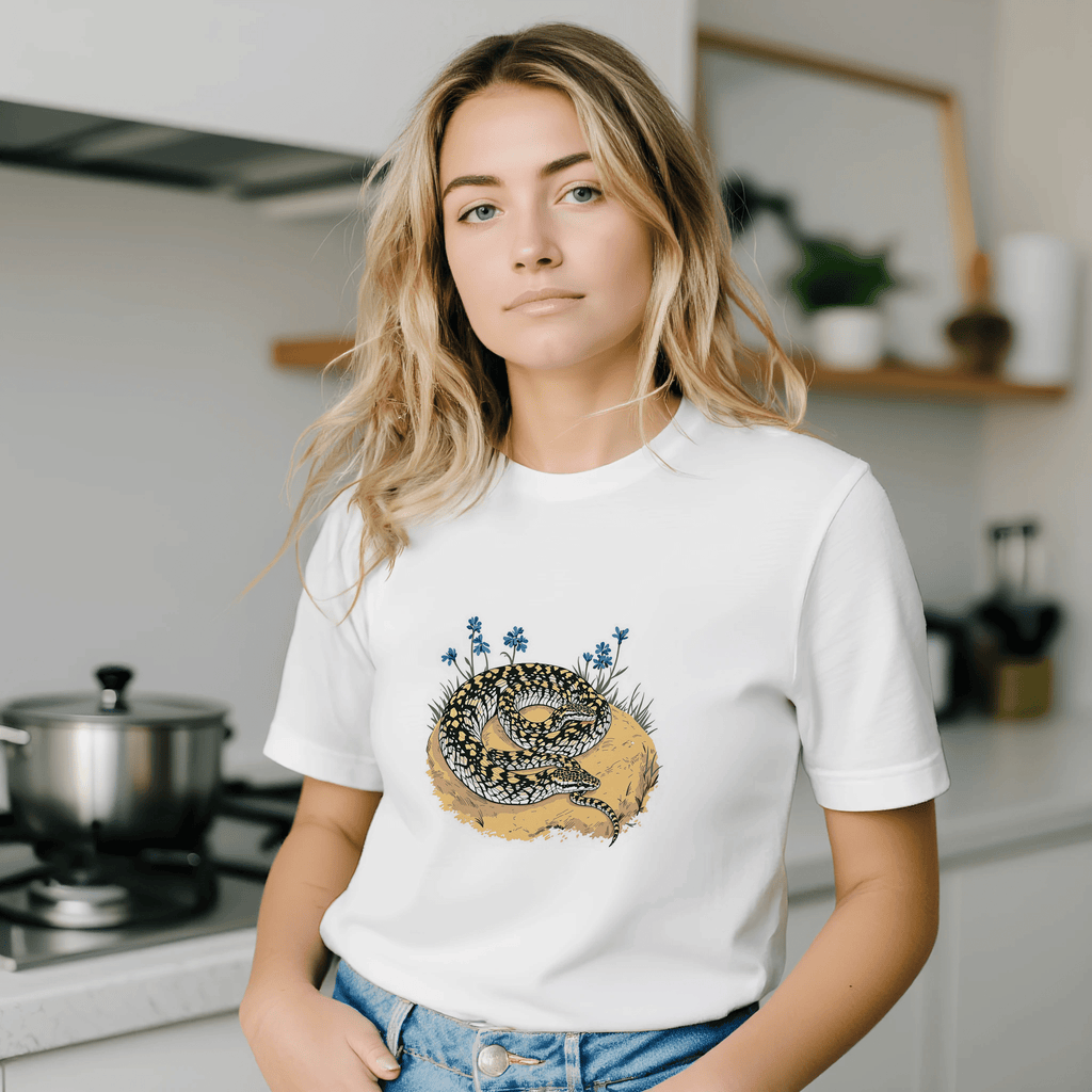 Adder Snake T-Shirt UK | British Reptile Tee for Snake Lovers - Wild Thread Co