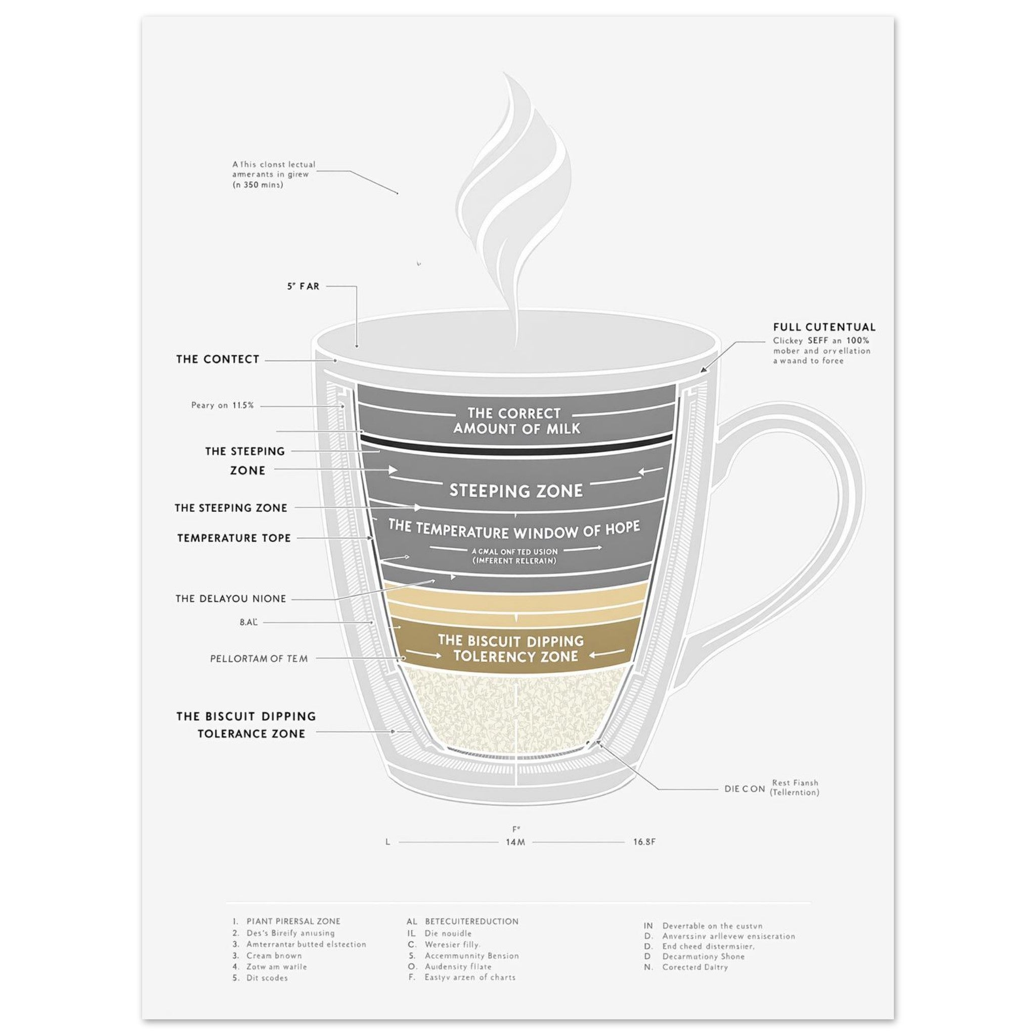 Tea Engineering Cross-section Art Print Print Material — detail view | Wild Thread Co