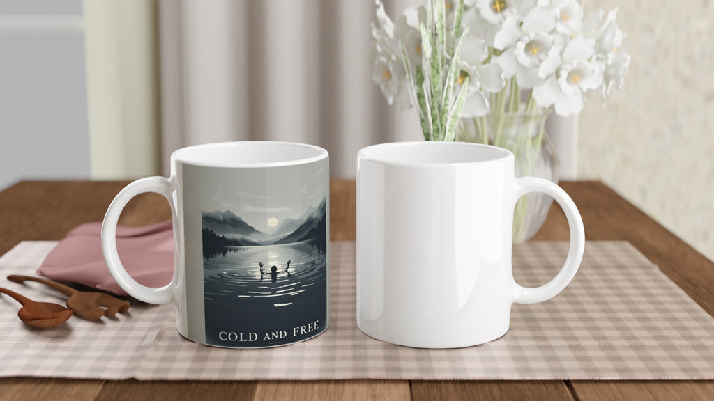 Wild Swimming Loch Mug — detail view | Wild Thread Co