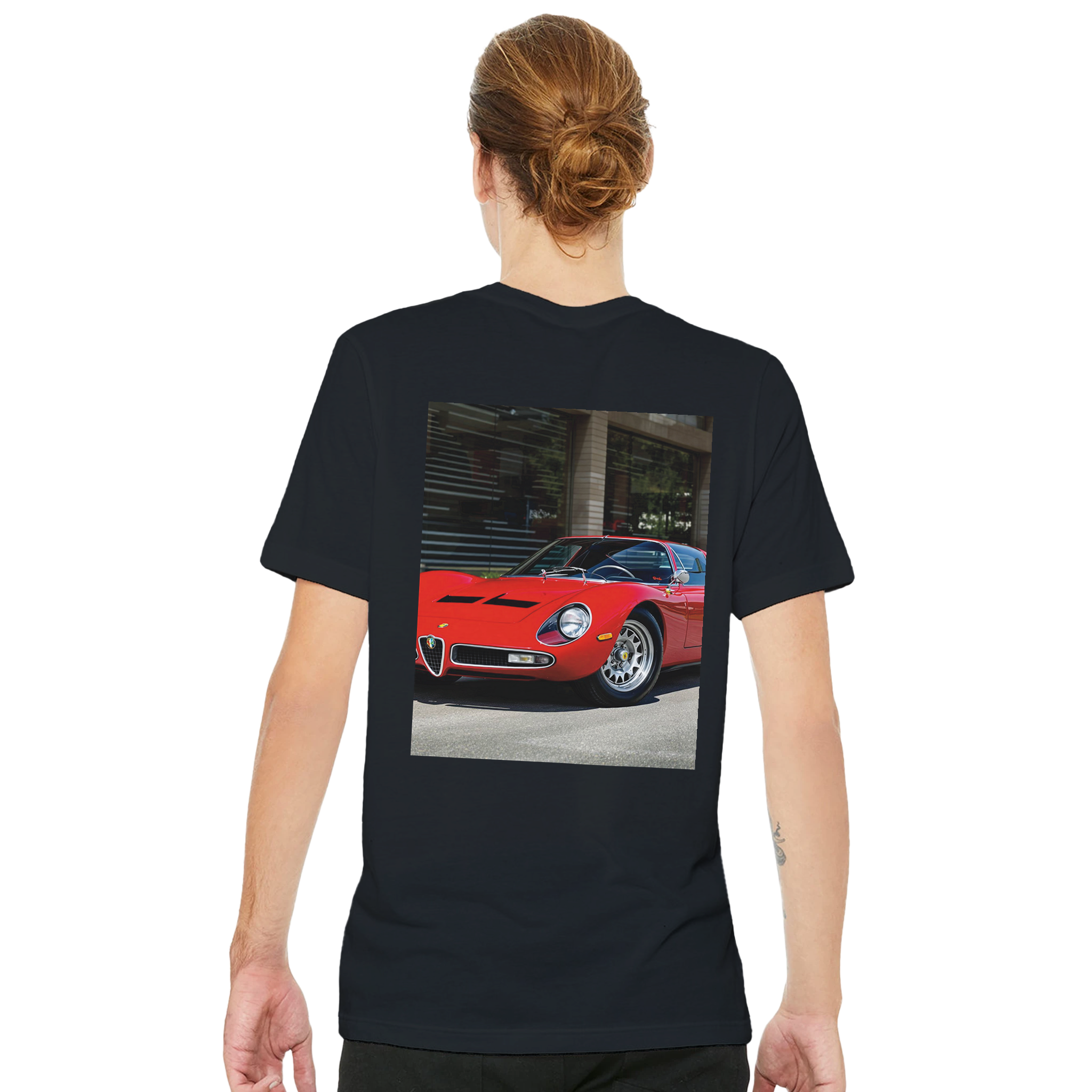 Alfa Romeo Tipo 33 T-Shirt — detail view | Wild Thread Co