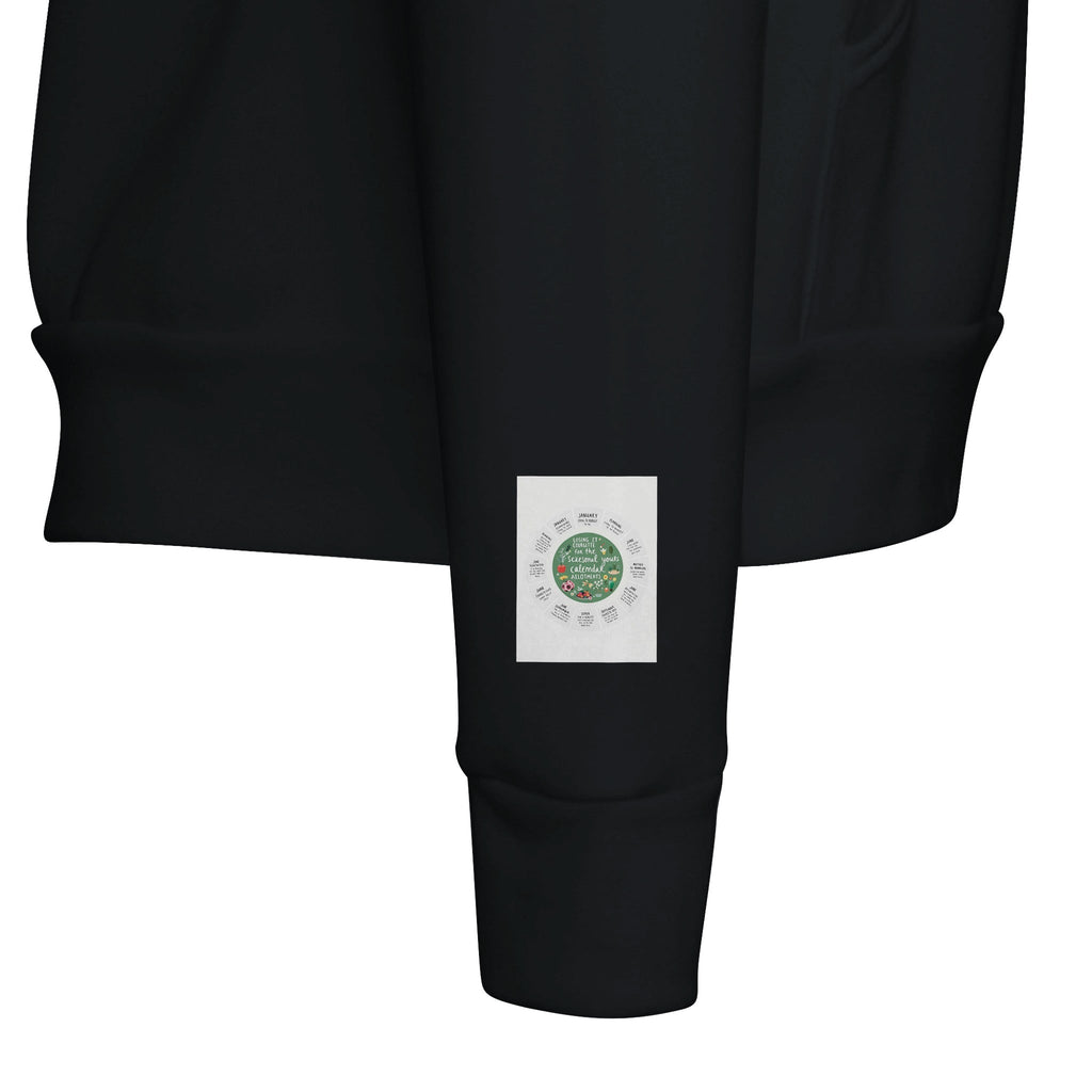 Allotment Seasonal Calendar Hoodie | Gardening Gift for Vegetable Growers - Wild Thread Co