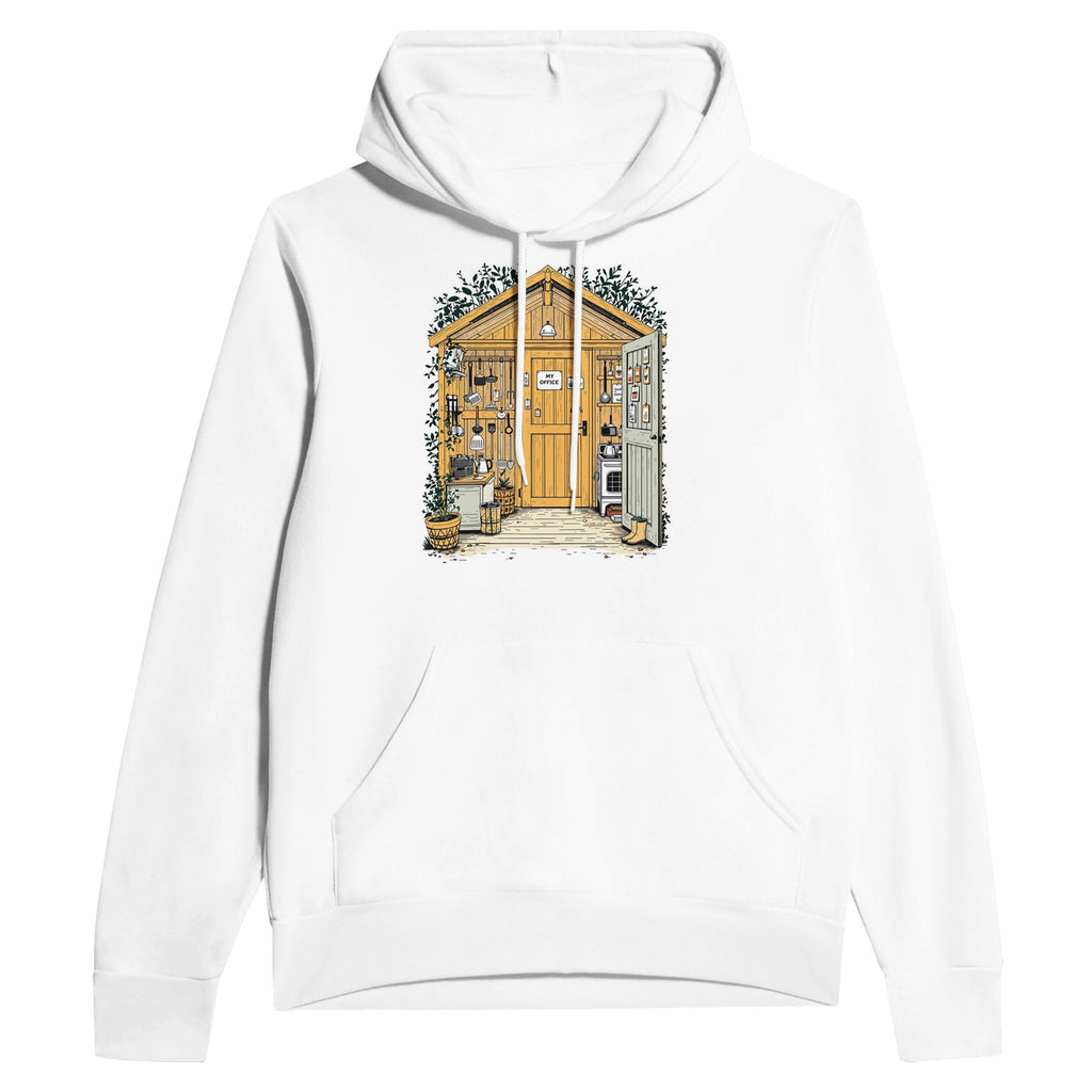 Allotment Shed Sanctuary Hoodie | Gardener Gift UK - Wild Thread Co