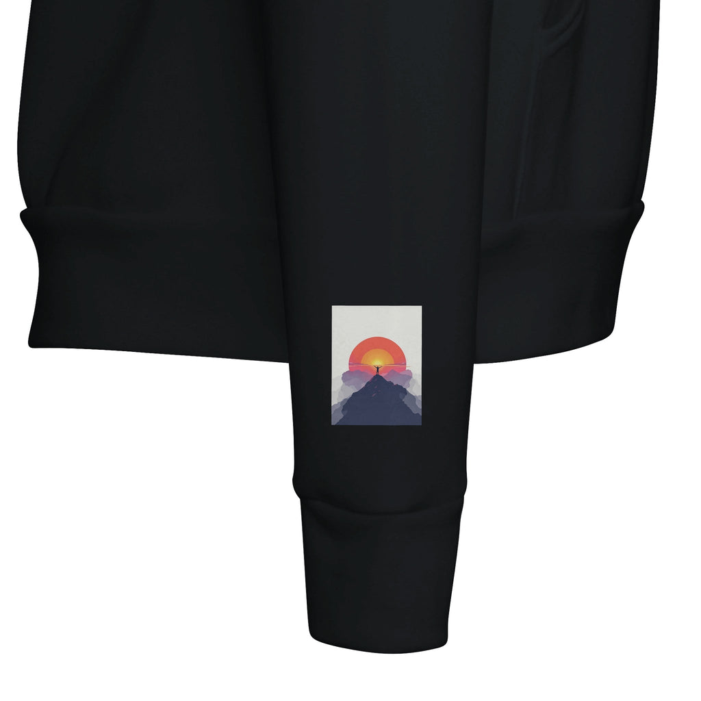 Alpenglow Sunrise Mountain Hoodie | First Light Outdoor Gift - Wild Thread Co