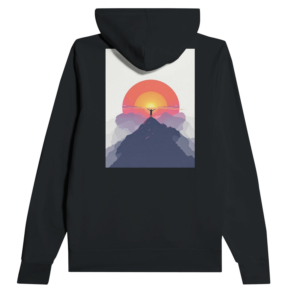 Alpenglow Sunrise Mountain Hoodie | First Light Outdoor Gift - Wild Thread Co