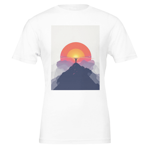 Alpenglow Sunrise Mountain T-Shirt | First Light Outdoor Gift - Wild Thread Co