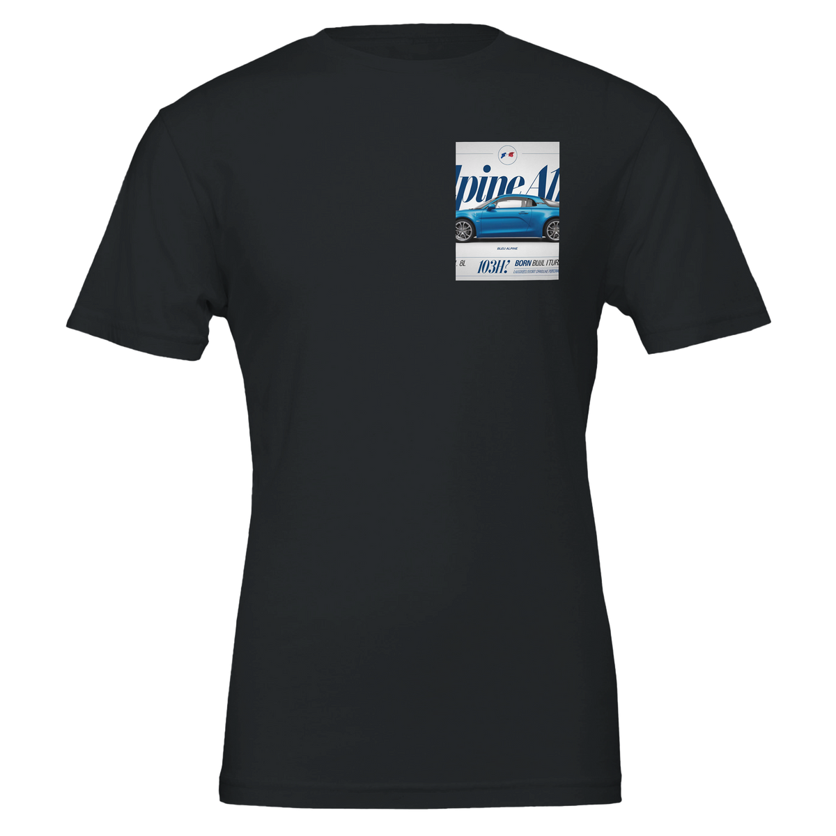 Alpine A110 Lightweight French Spec T-Shirt | Car Enthusiast Gift UK - Wild Thread Co