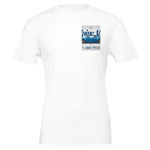 Alpine A110 Lightweight French Spec T-Shirt — detail view | Wild Thread Co