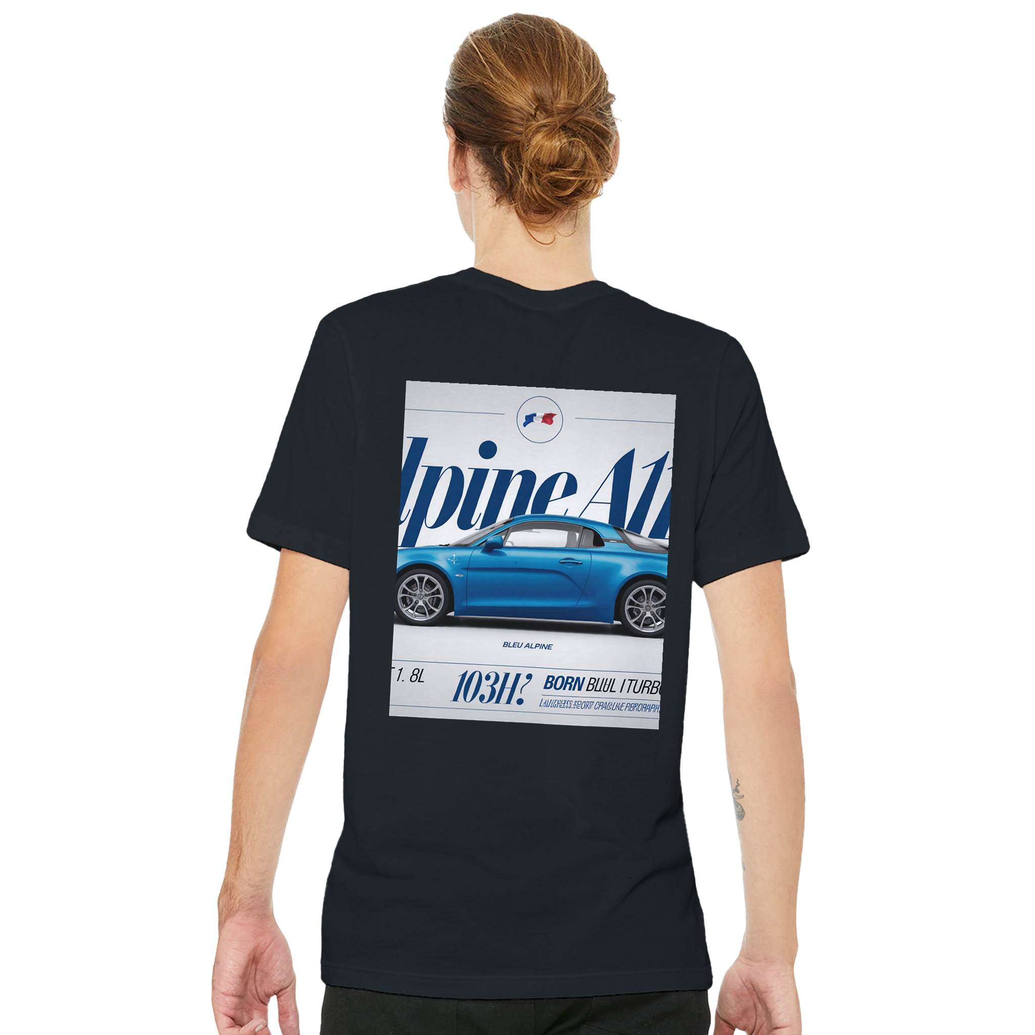 Alpine A110 Lightweight French Spec T-Shirt — detail view | Wild Thread Co