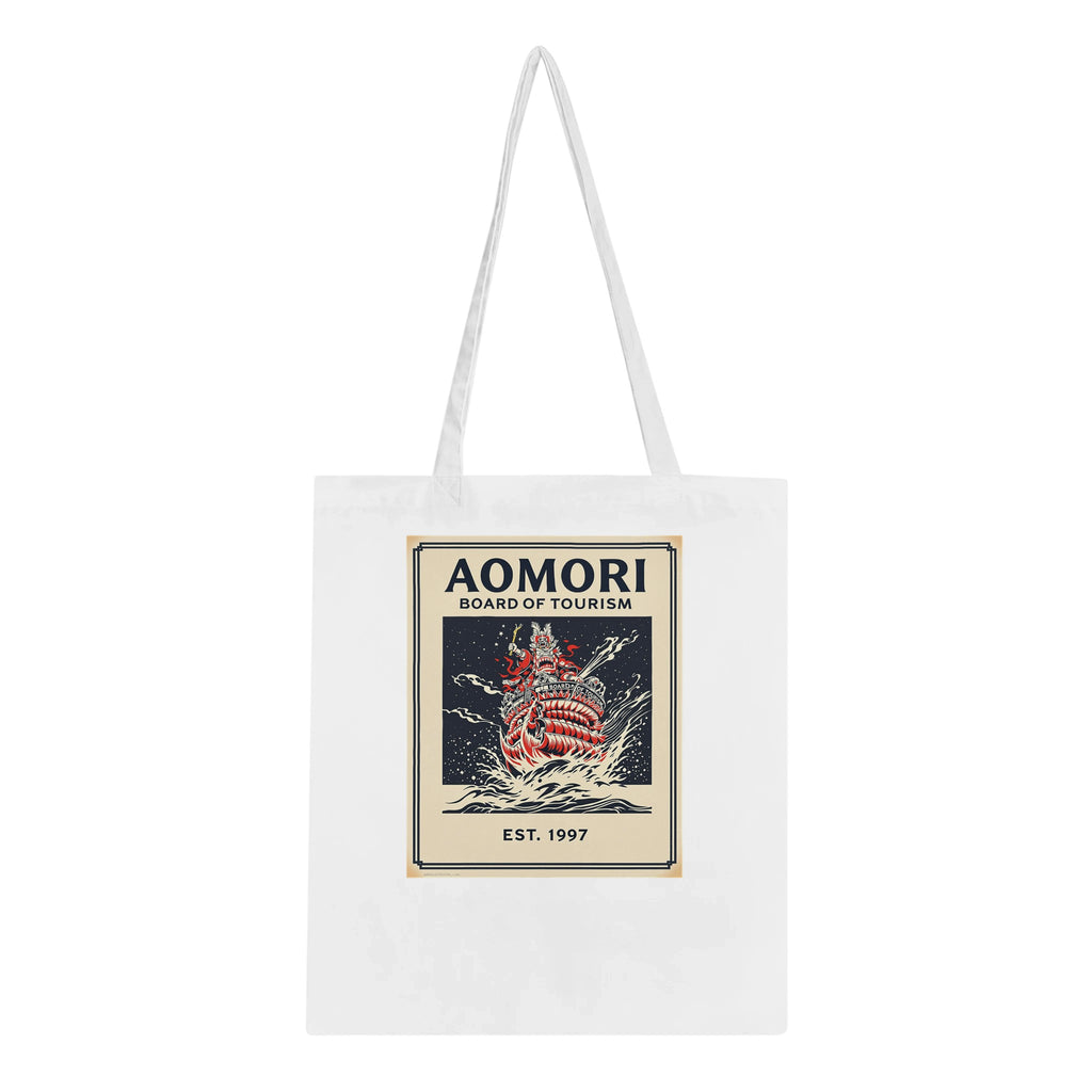 Aomori Vintage Travel Tote Bag Cotton Shopper UK — Tote Bag | Wild Thread Co UK