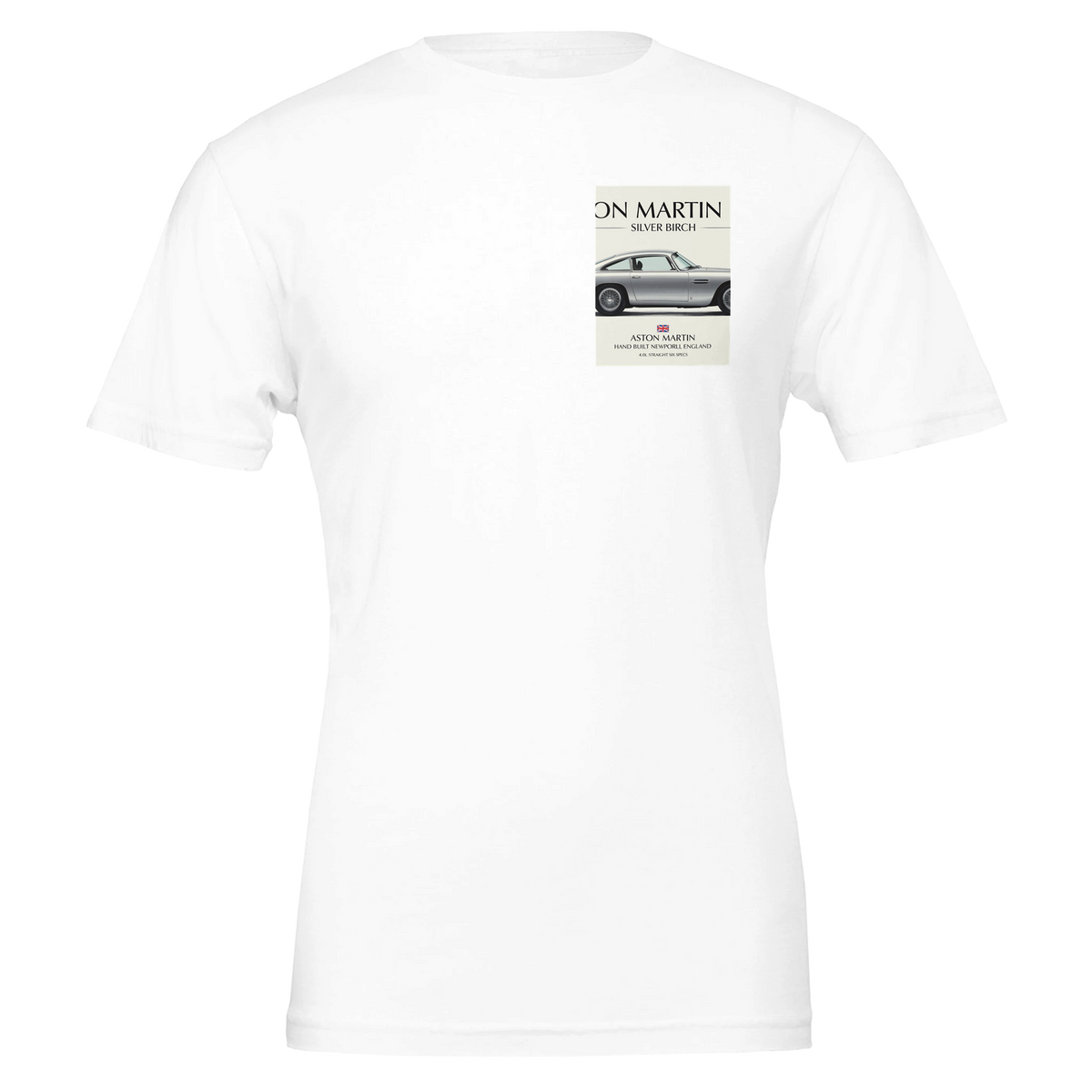 Aston Martin Db5 British Spec Poster | T-Shirt | Garage Workshop Wall Art - Wild Thread Co