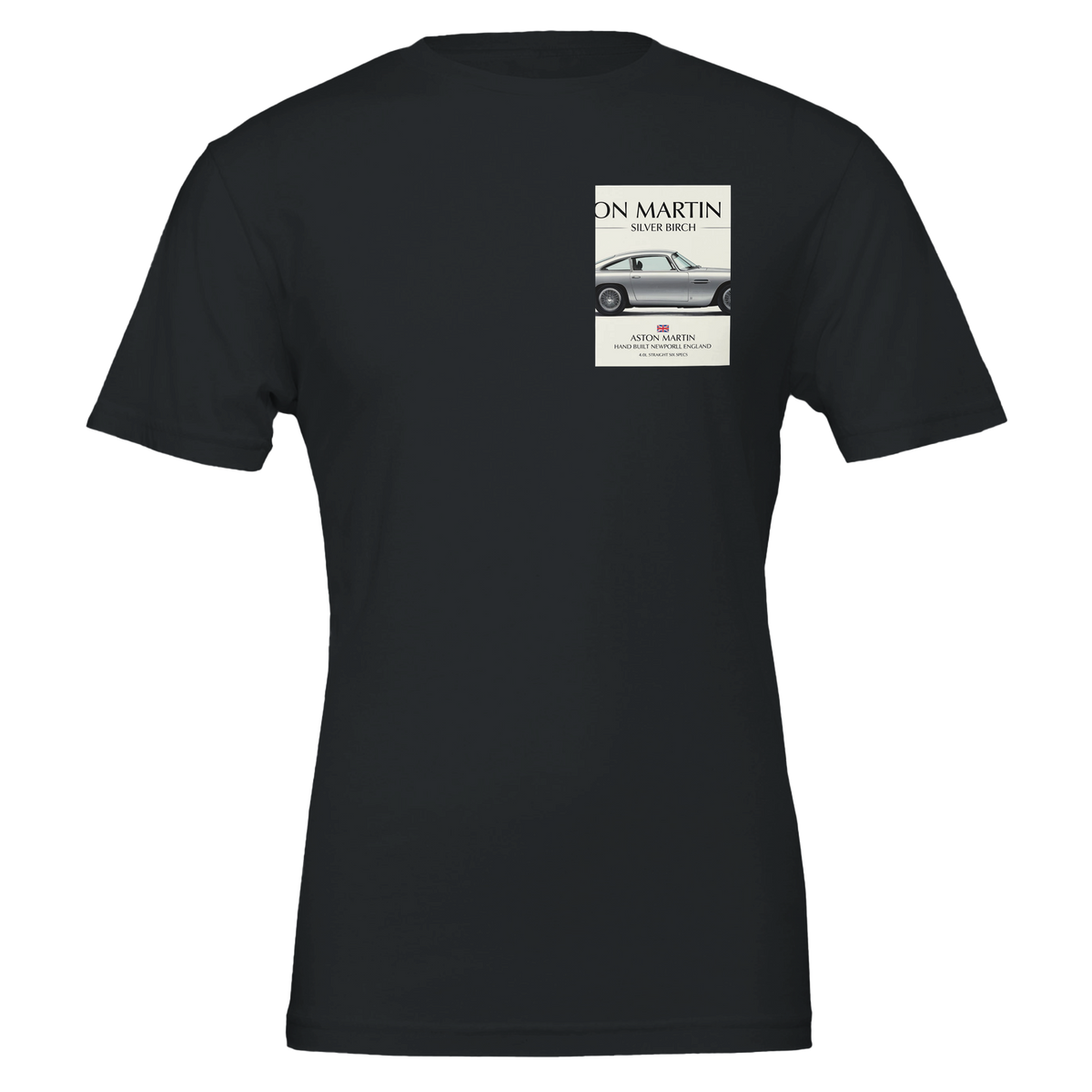 Aston Martin Db5 British Spec Poster | T-Shirt | Garage Workshop Wall Art - Wild Thread Co