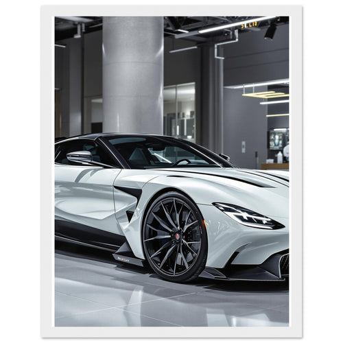Aston Martin Valhalla Framed Print | Car Wall Art UK - Wild Thread Co