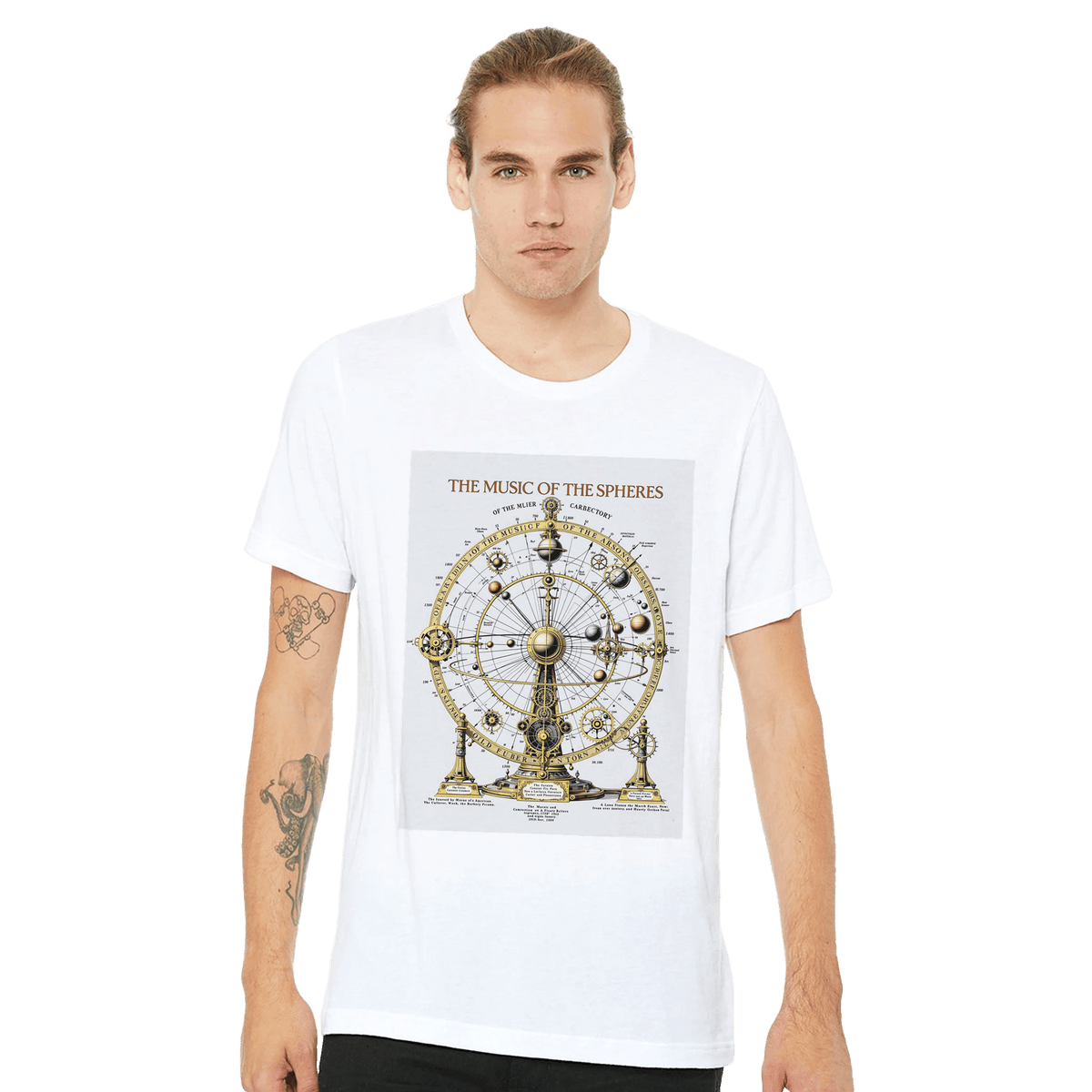 Astronomy Shirt | Orrery Print Celestial Tee | Science Gift UK - Wild Thread Co