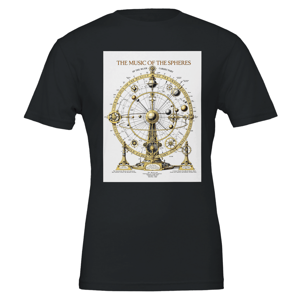 Astronomy Shirt | Orrery Print Celestial Tee | Science Gift UK - Wild Thread Co