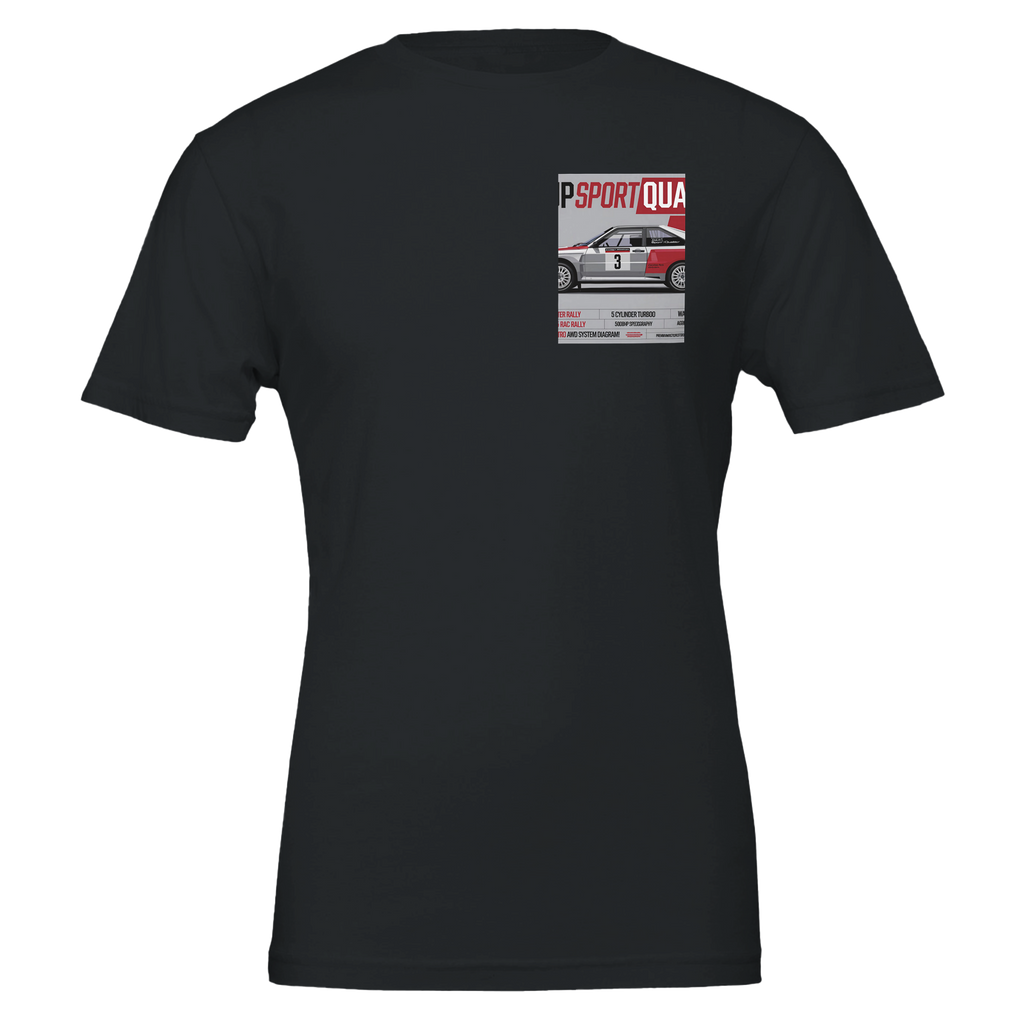 Audi Quattro S1 Group B Spec — T-Shirt | Wild Thread Co UK