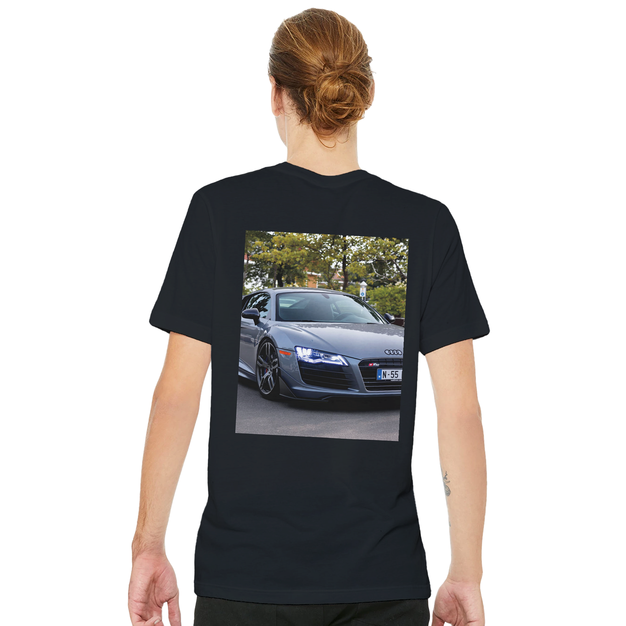 Audi R8 V10 T-Shirt — detail view | Wild Thread Co