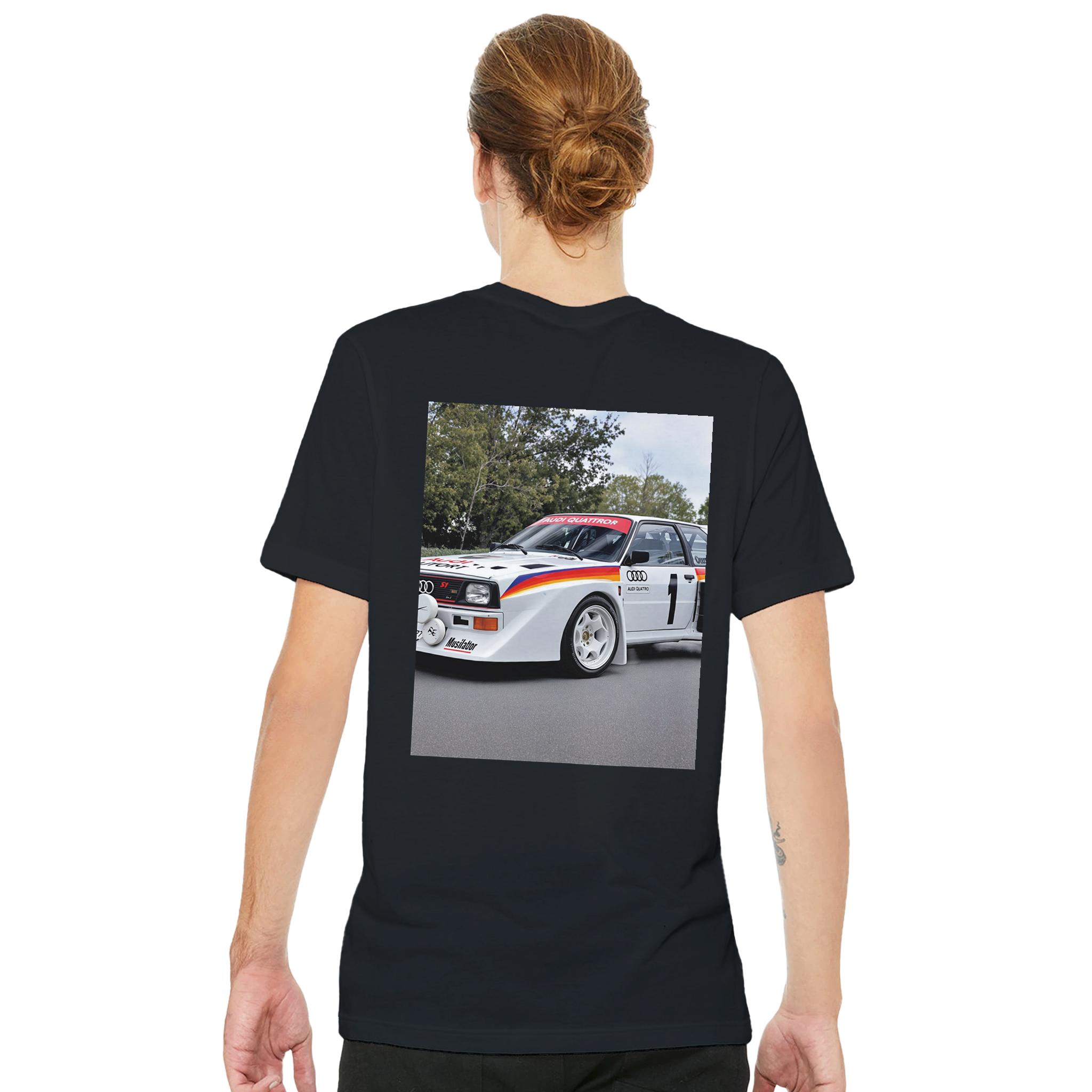 Audi Sport Quattro T-Shirt — detail view | Wild Thread Co