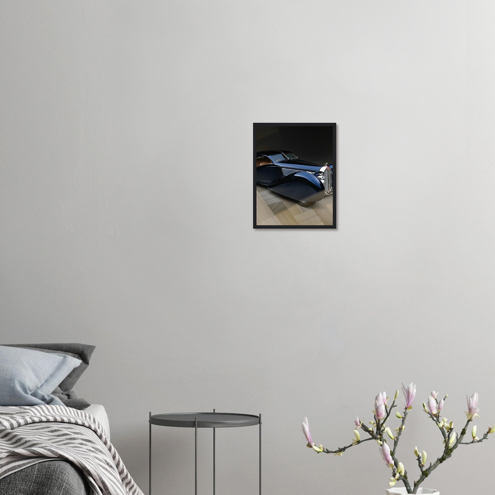 Bugatti Type 57 Framed Art Print — detail view | Wild Thread Co
