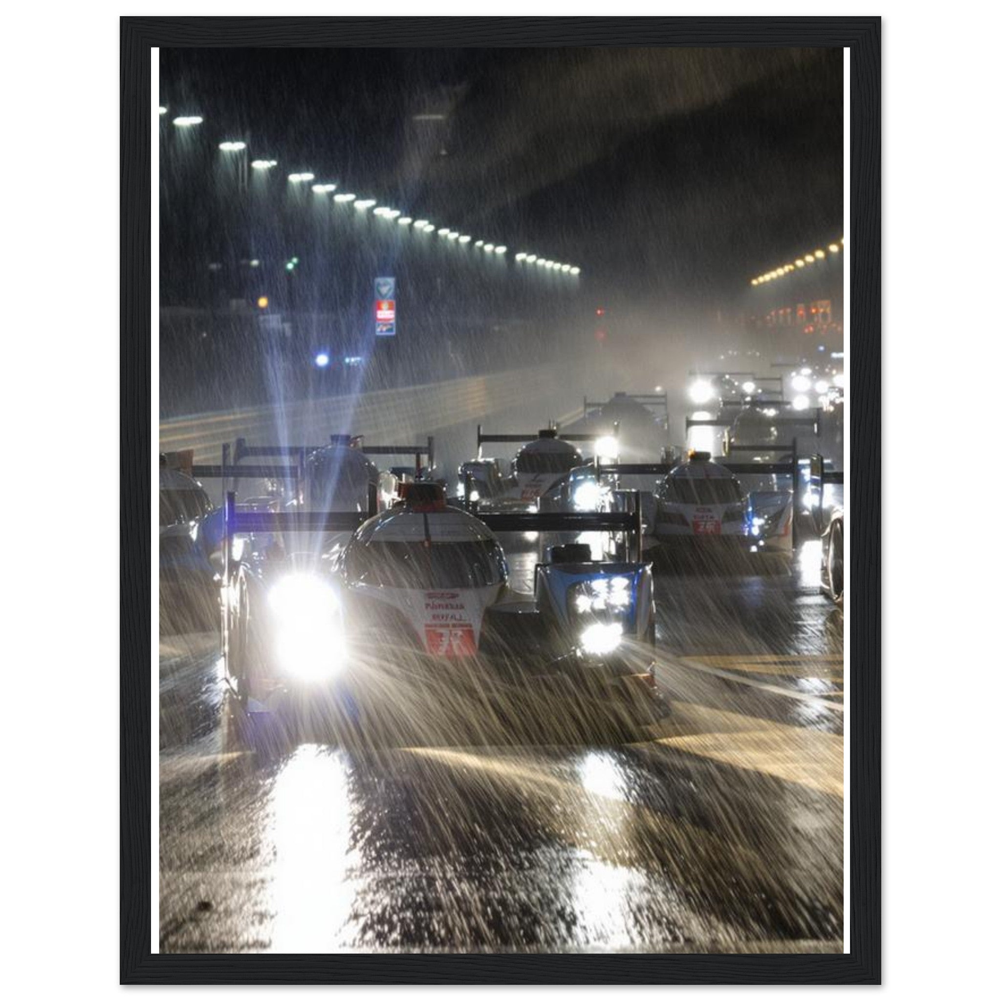 Le Mans Night Racing — Framed Art Print | Wild Thread Co UK