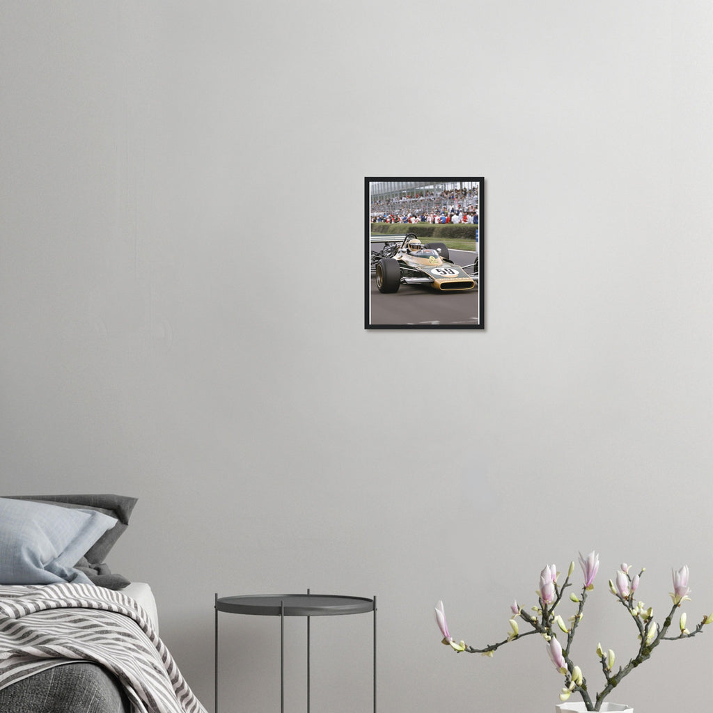 Silverstone Classic F1 Framed Art Print — detail view | Wild Thread Co