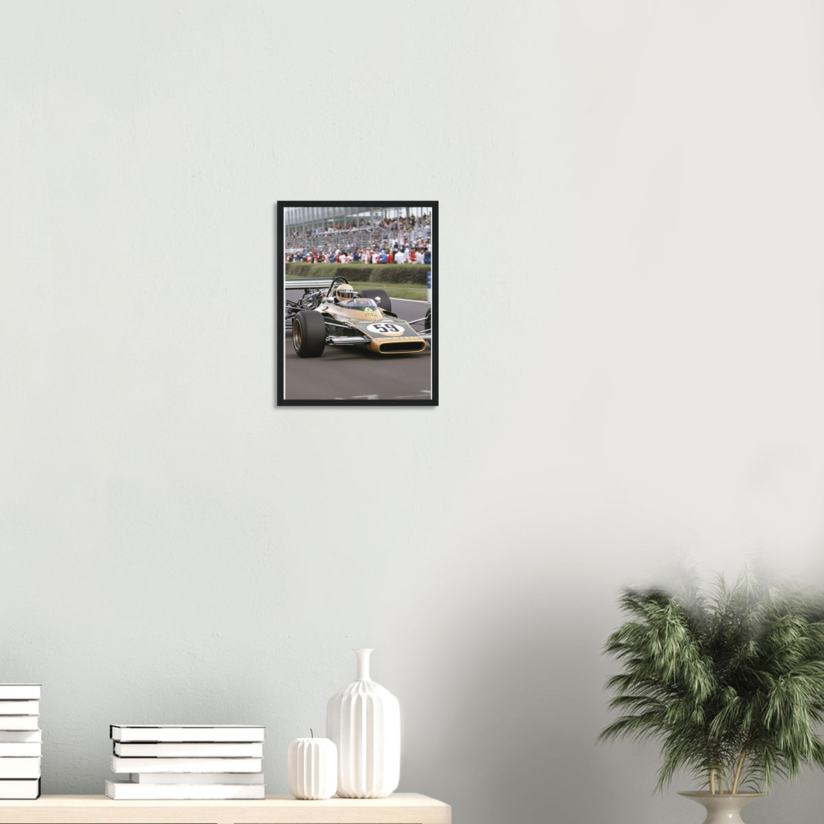Silverstone Classic F1 Framed Art Print — detail view | Wild Thread Co