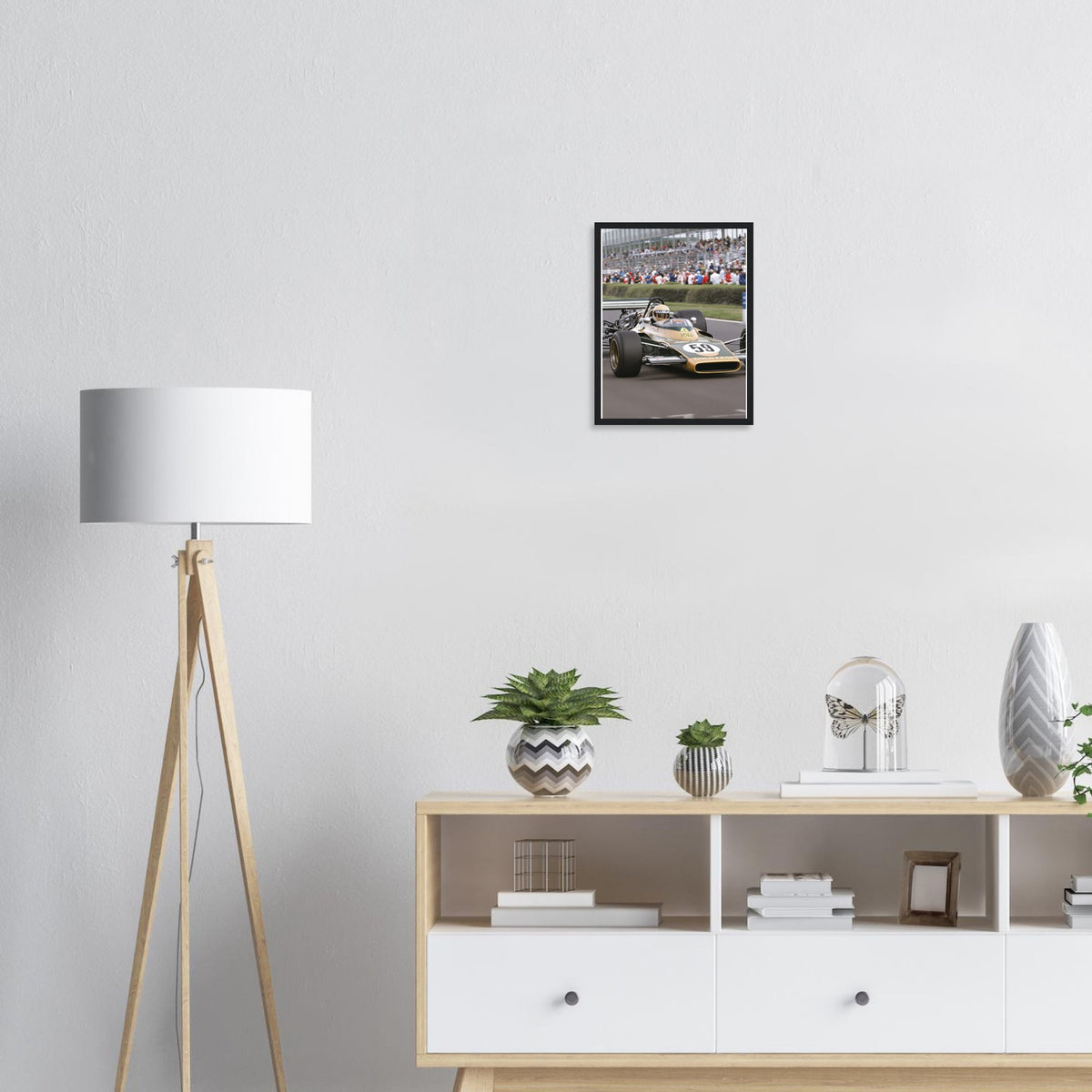 Silverstone Classic F1 Framed Art Print — detail view | Wild Thread Co